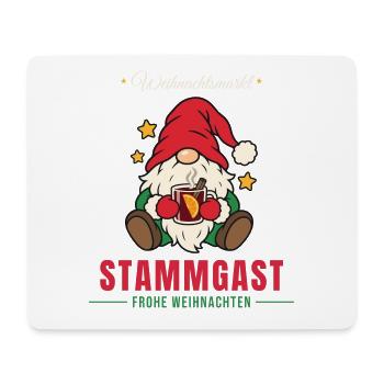 Weihnachtsmarkt Stammgast - Wichtel - Mousepad (Querformat) - Weiß - Vorne