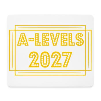 A-Levels 2027 UK - Mousepad (Querformat) - Weiß - Vorne