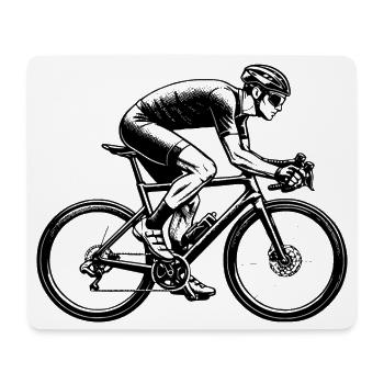 Geschenkidee für einen Roadbike mit Roadbike - Mousepad (Querformat) - Weiß - Vorne
