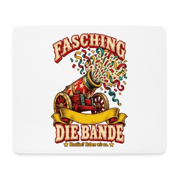 Fasching Die Bande Gruppenkostüm - Mousepad (Querformat) - Weiß - Vorne