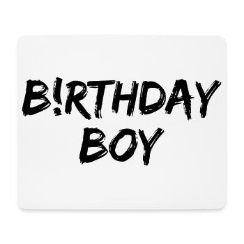 BiRTHDAY BOY, GEBURTSTAGSKIND, HAPPY BIRTHDAY MANN - Mousepad (Querformat) - Weiß - Vorne