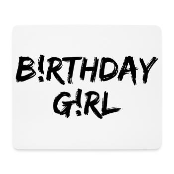 BiRTHDAY GiRL GEBURTSTAGSKIND, GESCHENK MÄDCHEN - Mousepad (Querformat) - Weiß - Vorne