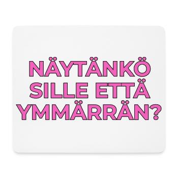 Zeige ich ihm, dass ich es verstehe? - Mousepad (Querformat) - Weiß - Vorne