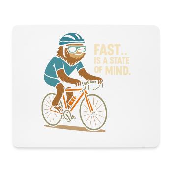 Fast… is a state of mind - Mousepad (Querformat) - Weiß - Vorne