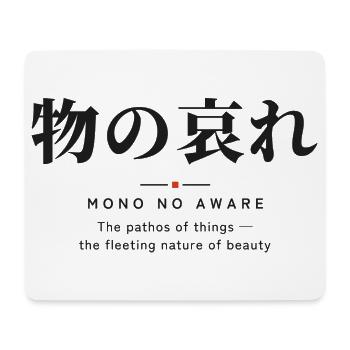 Mono no Aware 物の哀れ — Die vergängliche Schönheit - Mousepad (Querformat) - Weiß - Vorne