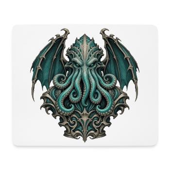 Eldritch Tentakelidol - Mousepad (Querformat) - Weiß - Vorne