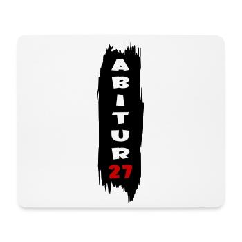 Abi 2027, Abitur - Mousepad (Querformat) - Weiß - Vorne