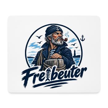 Fischkopp Freibeuter. Wat mutt, dat mutt. - Mousepad (Querformat) - Weiß - Vorne
