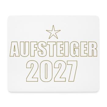 Aufsteiger 2027 - Mousepad (Querformat) - Weiß - Vorne