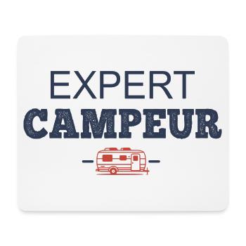Camping-Humor-Camper-Experte - Mousepad (Querformat) - Weiß - Vorne