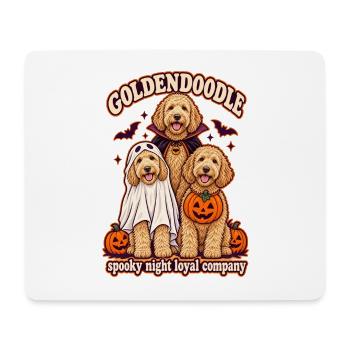 Spooky Night Loyal Company – Goldendoodle Hundemama - Mousepad (Querformat) - Weiß - Vorne