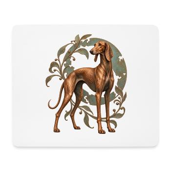 Mudhol Hound - Mousepad (Querformat) - Weiß - Vorne