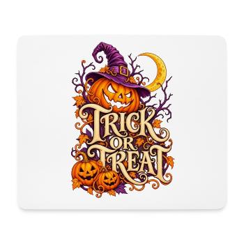 Halloween - Trick or Treat - Mousepad (Querformat) - Weiß - Vorne