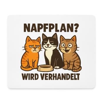 Geschenk für Mehrkatzenhaushalte mit Humor - Mousepad (Querformat) - Weiß - Vorne