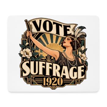 Vote Suffrage 1920 Vintage Frauenrechtskunst - Mousepad (Querformat) - Weiß - Vorne