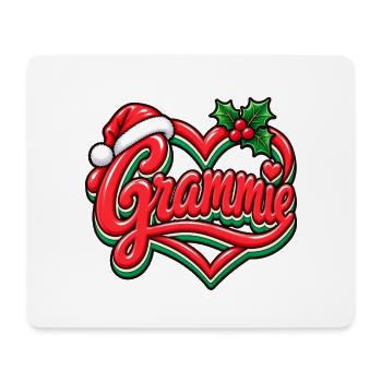Grammie Herzweihnacht Logo - Mousepad (Querformat) - Weiß - Vorne
