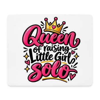 Queen Solo Pink Krone Design - Mousepad (Querformat) - Weiß - Vorne