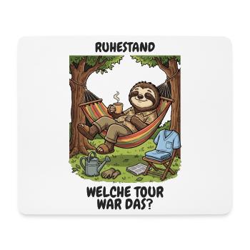 Rente Altenpflege – Welche Tour war das? - Mousepad (Querformat) - Weiß - Vorne