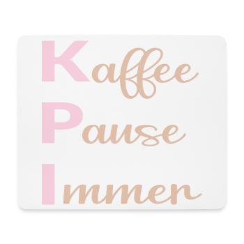 Büro Kaffee Sprüche - Mousepad (Querformat) - Weiß - Vorne