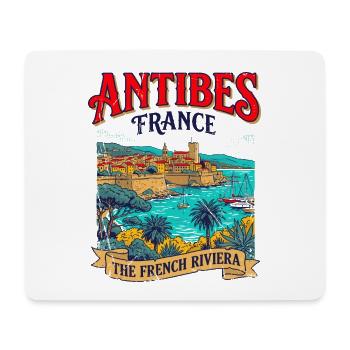 City Antibes France The French Riviera Coastal - Mousepad (Querformat) - Weiß - Vorne