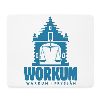 Workum Warkum Friesland Waag Retro Ijsselmeer - Mousepad (Querformat) - Weiß - Vorne
