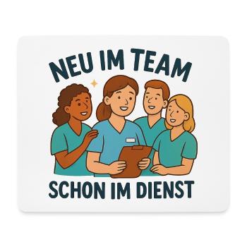 Neue Pflegefachkraft Geschenk zum Teamstart - Mousepad (Querformat) - Weiß - Vorne