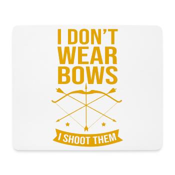 Bogenschütze Bogen Bogenschießen - Mousepad (Querformat) - Weiß - Vorne