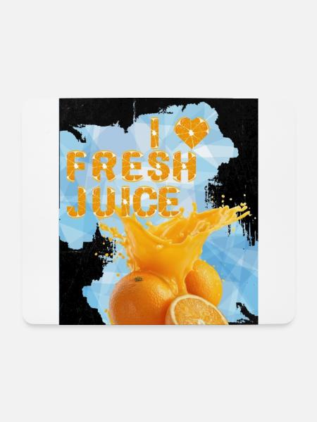 Fresh_juice_-4500_x_5400_px- - Mousepad (Querformat) - Weiß