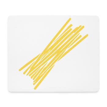 Spaghetti Pasta Nudeln Italien Geschenk - Mousepad (Querformat) - Weiß - Vorne