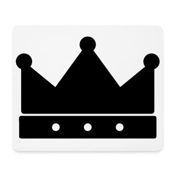 Krone - schlicht - Mousepad (Querformat) - Weiß - Vorne