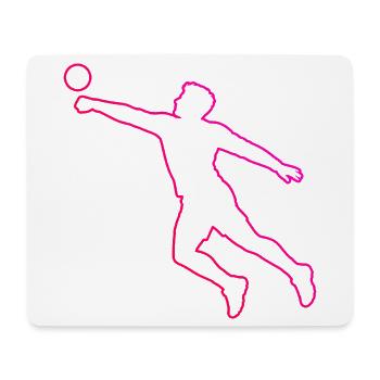 Geschenkidee für einen Faustball-Fan mit Teamspiel - Mousepad (Querformat) - Weiß - Vorne