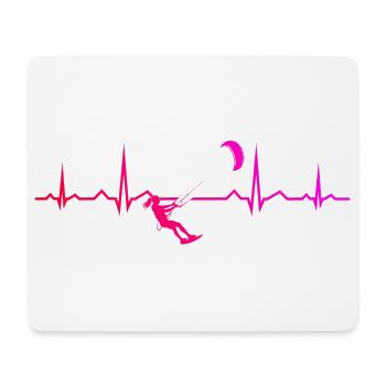 Wassersport Geschenkidee für eine Wassersportlerin - Mousepad (Querformat) - Weiß - Vorne