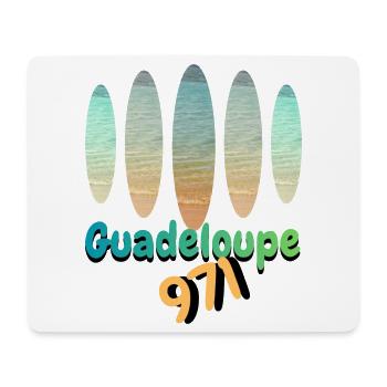Guadeloupe 971 Strand- und Urlaubsfarben - Mousepad (Querformat) - Weiß - Vorne