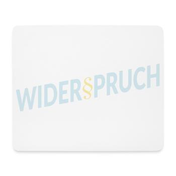Jura Rechtsanwalt Widerspruch - Mousepad (Querformat) - Weiß - Vorne