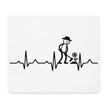  Garten Landwirt Landschaftgärtner - Mousepad (Querformat) - Weiß - Vorne