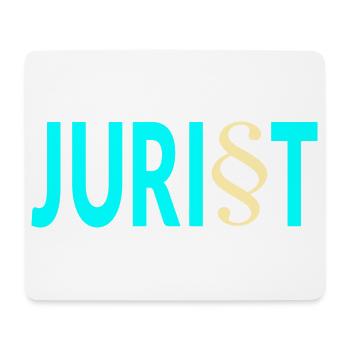 Jurist Paragraf Jura - Mousepad (Querformat) - Weiß - Vorne