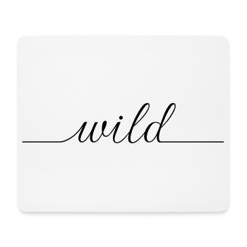 Wild - Mousepad (Querformat) - Weiß - Vorne