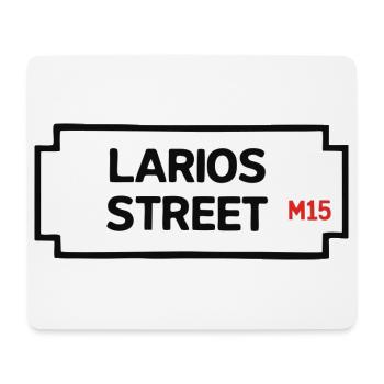 Lariosstraße - Mousepad (Querformat) - Weiß - Vorne