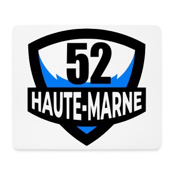 52 Haute-Marne - Mousepad (Querformat) - Weiß - Vorne