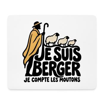 Ich bin ein Hirte – Humor - Mousepad (Querformat) - Weiß - Vorne