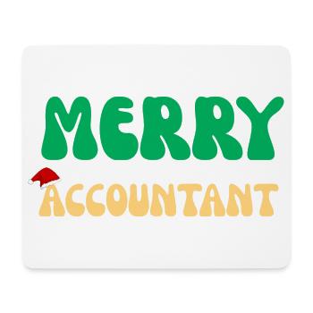 Frohe Buchhalter-Weihnachtspullover CPA-Bürogeschenk - Mousepad (Querformat) - Weiß - Vorne