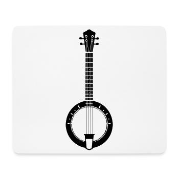 Banjo - Mousepad (Querformat) - Weiß - Vorne