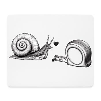 Liebe ist Liebe - Mousepad (Querformat) - Weiß - Vorne
