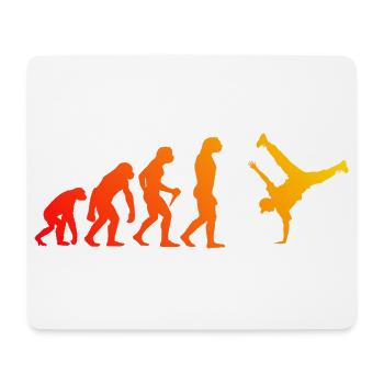 Geschenkidee für einen Hip-Hop-Tänzer mit B-Boying - Mousepad (Querformat) - Weiß - Vorne