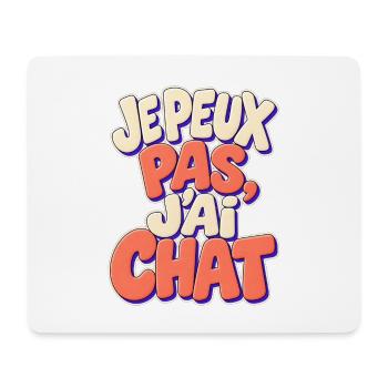 I Can't I Have Cat – Katzenhumor - Mousepad (Querformat) - Weiß - Vorne