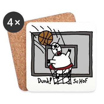 Dunk ScHoF - Coasters (set of 4) - white - Front
