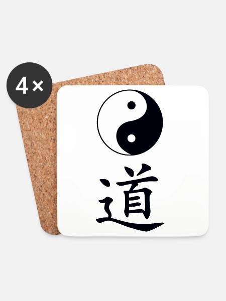 tao dao - Untersetzer (4er-Set) - Weiß