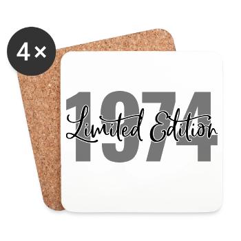 Édition limitée 1974 - Dessous de verre (lot de 4) - blanc - Devant