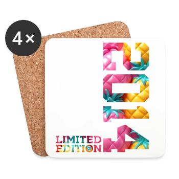 12TH BIRTHDAY LIMITED EDITION 2014 - Coasters (set of 4) - white - Front