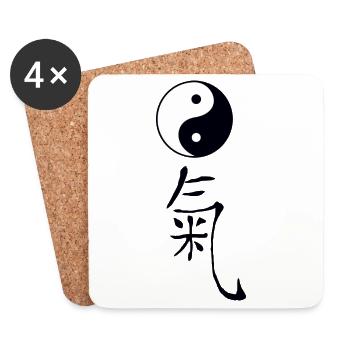 tao qi - Untersetzer (4er-Set) - Weiß - Vorne